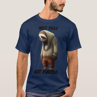 T-shirt Sloth Pas Rapide Pas Furieux