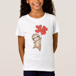 T-Shirt Sloth pour la Saint-Valentin de mignons animaux av