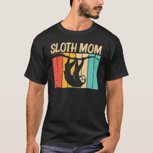 T-shirt Sloth Pour Maman Mère Lazy Sloth Animal