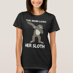 T-shirt Sloth Pour Maman Mère Tropical Rainforest Animal