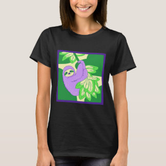 T-shirt Sloth pourpre