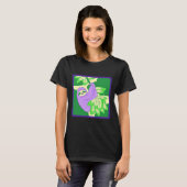 T-shirt Sloth pourpre (Devant entier)