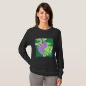 T-shirt Sloth pourpre (Devant entier)