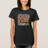 T-shirt Sloth procrastination procrastination lazybones la (Devant)