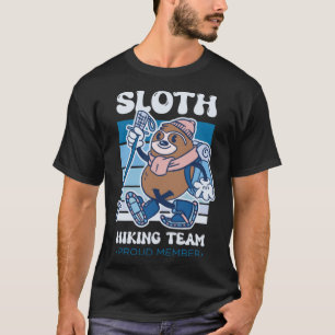T-shirt Sloth Randonnée Team Fier Membre Flow Animal Sloth