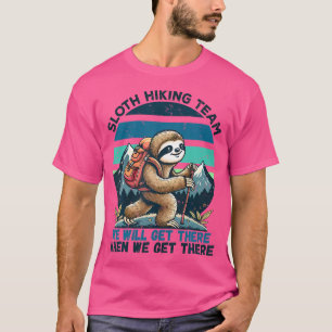 T-shirt Sloth Randonnée Team Randonnées Cadeaux Hommes Fem
