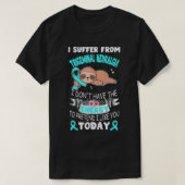 T-shirt Sloth Ribbon I Souffre de Neuralgie Trigeminal ca (Design devant)