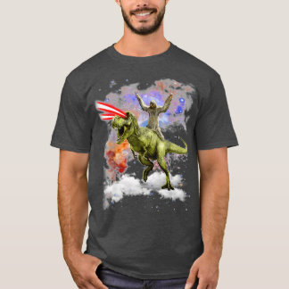 T-shirt Sloth Riding TRex Dinosaur
