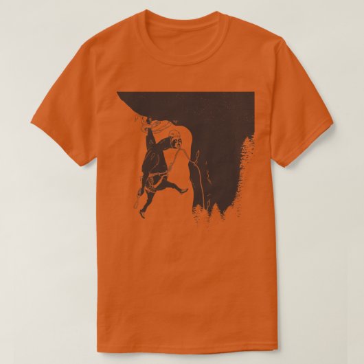T-shirt Sloth Rock Escalade 1 (Design devant)