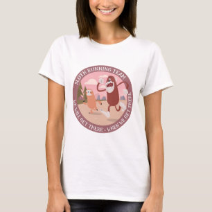 T-shirt Sloth RUNNING Team Funny Runners Graphics Cadeau