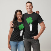 T-shirt Sloth Shamrock Cute Clover Lazy Jour de la Saint P (Unisexe)