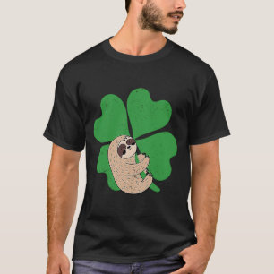 T-shirt Sloth Shamrock mignonne C Jour de la Saint Patrick