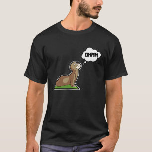 T-shirt Sloth Sloth Yoga Poses Sports Gymnastique Ohm Coeu