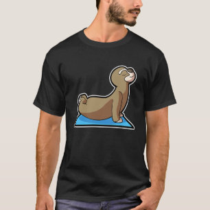 T-shirt Sloth Sloth Yoga Poses Sports Gymnastique Ohm Coeu