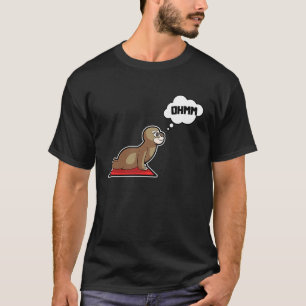 T-shirt Sloth Sloth Yoga Poses Sports Gymnastique Ohm Coeu