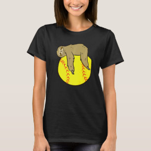 T-shirt Sloth Softball Love Softball Slots