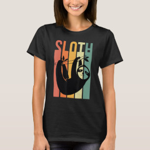 T-shirt Sloth Spirit Animal Vintage Retro Desig