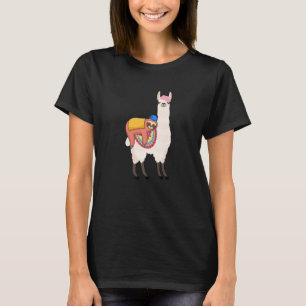 T-shirt Sloth Sur Llama Sloth Ride Llama Slots