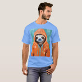 T-shirt Sloth the rain (Devant entier)