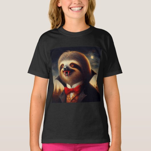T-shirt Sloth Vampire (Devant)
