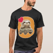 T-shirt Sloth with Car (Devant)