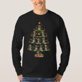 T-shirt Sloth  Xmas Lights Sloth Christmas Tree (Devant)