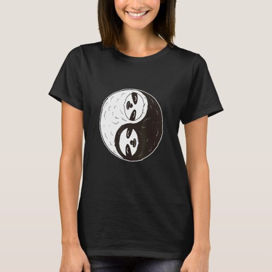 T-shirt Sloth Yin Yang (Devant)
