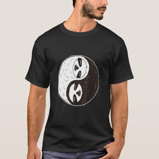 T-shirt Sloth Yin Yang (Devant)