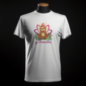 T-shirt "Slothasana" Sloth faisant de la méditation de yog