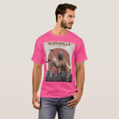 T-shirt Slothzilla Sloth Giant Monster Parodie (Devant entier)