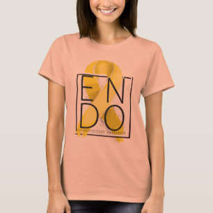 T-shirt Slouchy d'ami de conscience d'endométriose