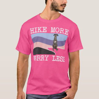 T-shirt Sloughi Randonnée Plus Inquiète Moins Graphique Ra