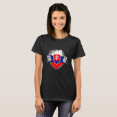 T-shirt Slovakia flag (Devant entier)