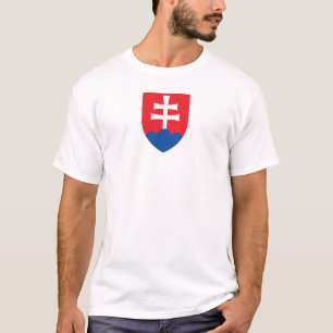 T-shirt slovaquie pays armoiries symbole emblème croix