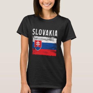 T-shirt Slovaquie Pride Slovakian Drapeau Racines Héritage