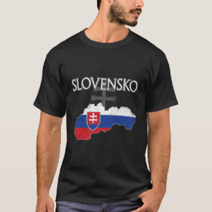 T-shirt Slovaquie Slovénie Slovaquie République slovaque S