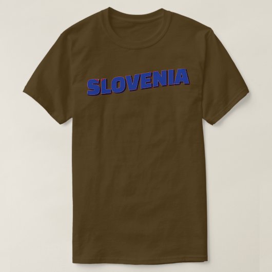 T-shirt Slovénie Style Vintage rétro souvenir 2 (Design devant)