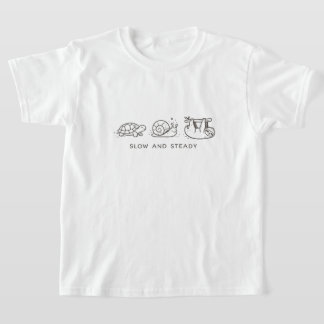 T-shirt Slow and Steady Kids