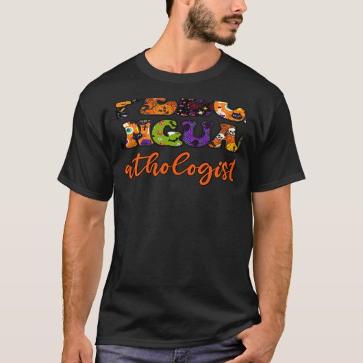 T-shirt SLP Discours Langue Pathologiste Halloween Discour (Devant)