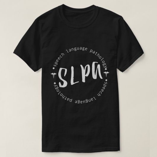 T-shirt SLPA Shirt Speech Language Pathology (Design devant)