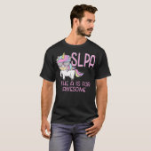 T-shirt SLPA Unicorn for Speech Language Pathologist Assis (Devant entier)