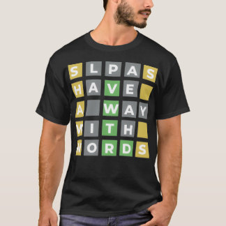 T-shirt SLPA Wordle Fan Shirt