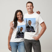 T-shirt small_obama_image, VOTE OBAMA POUR LE PRÉSIDENT (Unisexe)