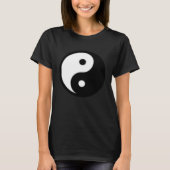 T-shirt Small Yin Yang, Tai chi, Qi gong, polarity, dualit (Devant)