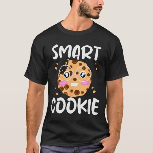 T-shirt Smart Cookie - Funny Idiom Joke Tee (Devant)