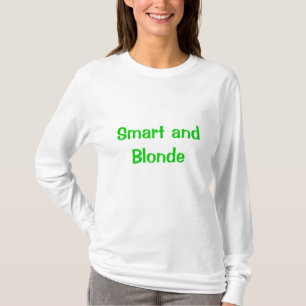 T-shirt Smart et blonde