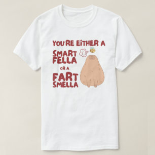 T-shirt Smart Fella Ou Fart Smella Capybara Mème
