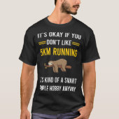 T-shirt Smart People 5 Km Runner Runner 5 Kilomètres (Devant)