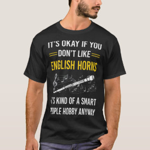 T-shirt Smart People Anglais Horn Cor Anglais