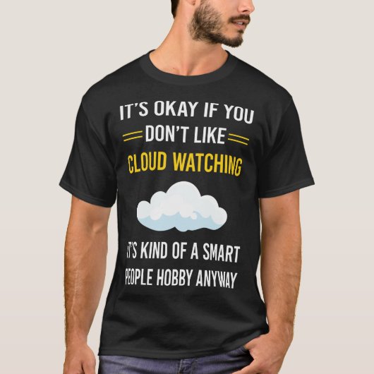 T-shirt Smart People Cloud Watch (Devant)